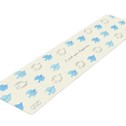 キッチンマット ハッピーモチーフ 青い鳥