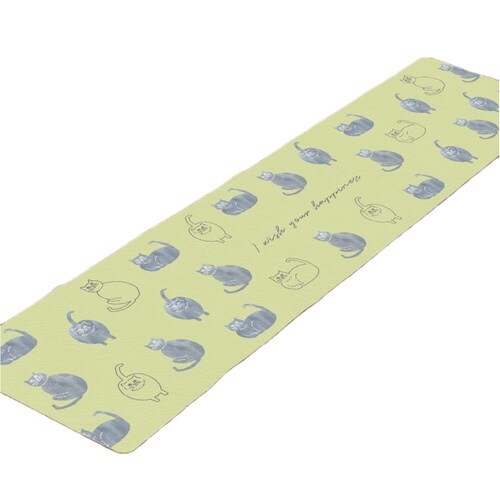 キッチンマット ハッピーモチーフ ネコ