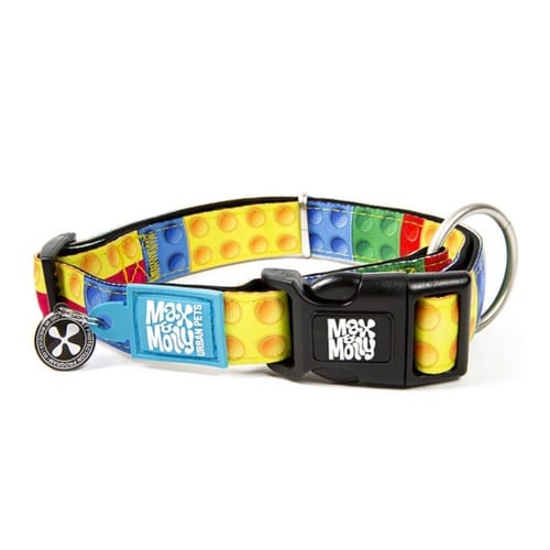 首輪 小型犬 S カラフルブロック