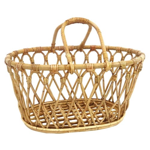 ユグラ オーバルバスケット ラタン