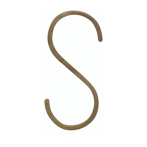 S字フック アイアン L アンティーク調 ゴールド