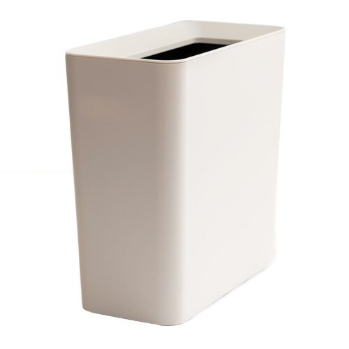 ゴミ箱 9.5L 角型 ルクレール ホワイト