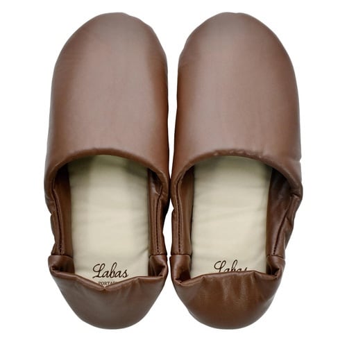 携帯スリッパ Labas Lサイズ ブラウン