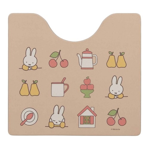 トイレマット 拭ける ミッフィー ベージュ