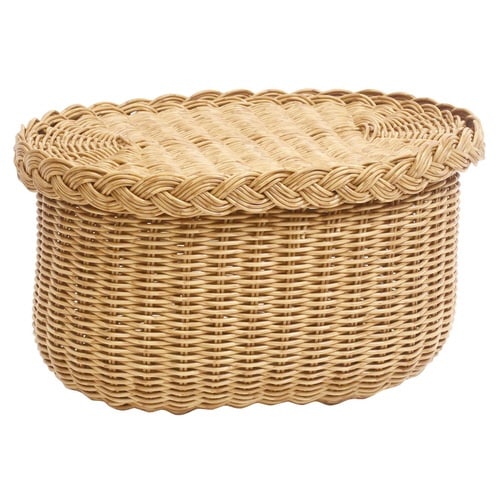 バスケット ユティルナイール ふた付バスケットL