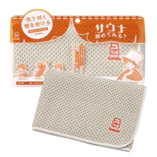 ボディタオル サウナグッズ tomte ベージュ