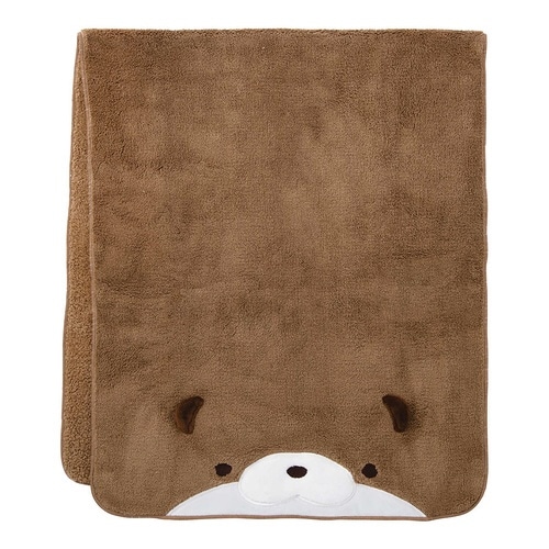 ヘアドライタオル 動物 吸水 速乾 カワウソ