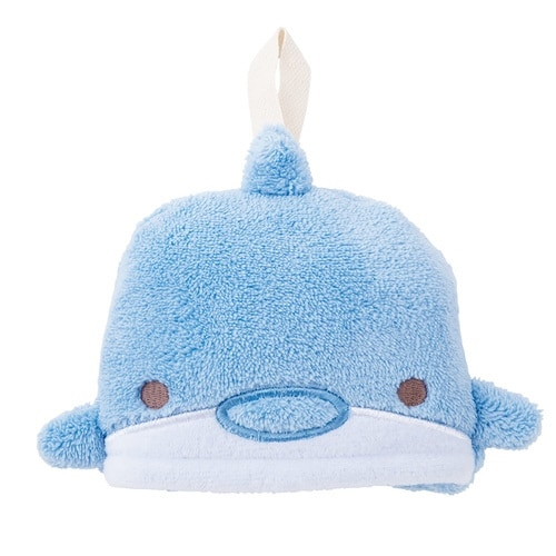 ポケットタオル ループ付きタオル 動物 イルカ