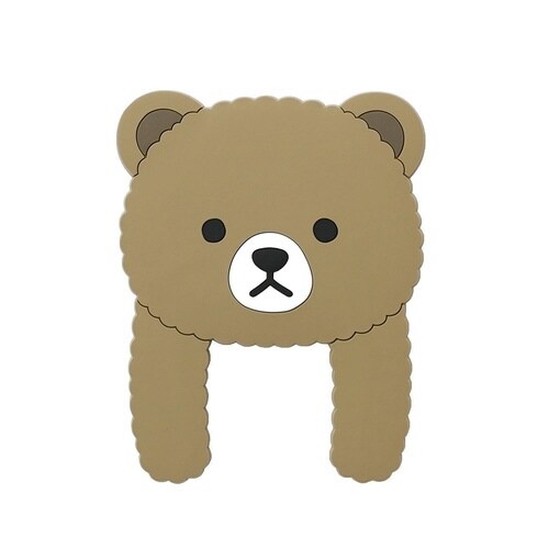 フック 吸着 スティッキーフックポケット クマ