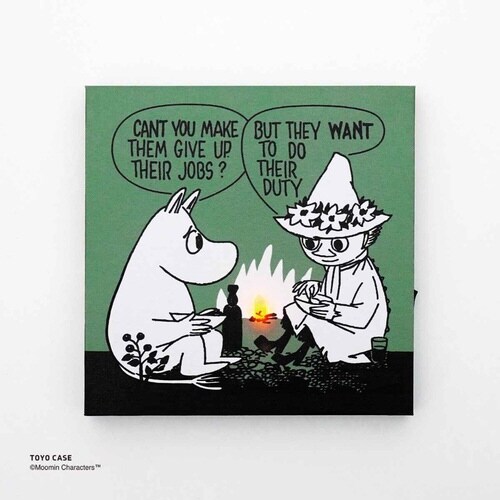 LEDキャンバスアート ムーミンシリーズ グリーン