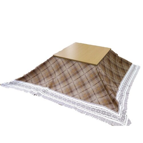 こたつ布団用上掛け 正方形 約30%節電 防水