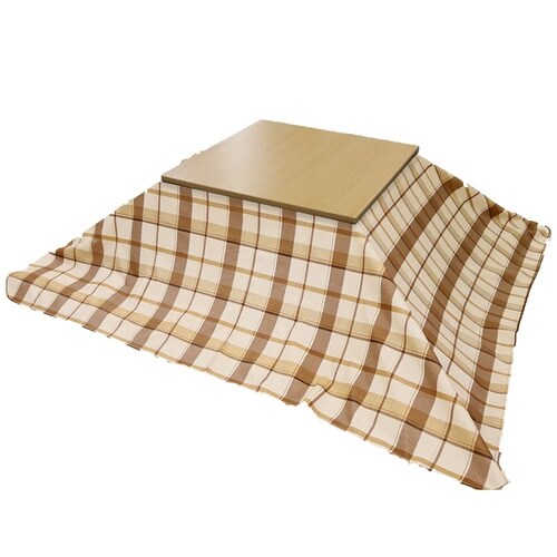 こたつ布団用上掛け 正方形 約30%節電 防水