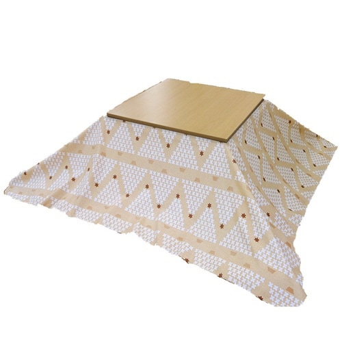 こたつ布団用上掛け 正方形 約30%節電 防水