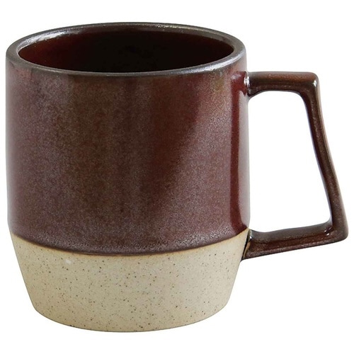 マグカップ 330ml POLYGON ボルドー