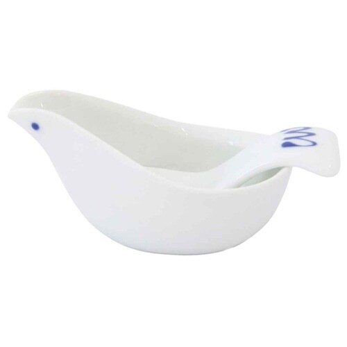 ソースポット&スプーン 43ml ホワイト