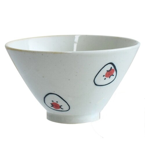 飯碗 11cm ぎゅっとおにぎりさん 陶磁器 梅