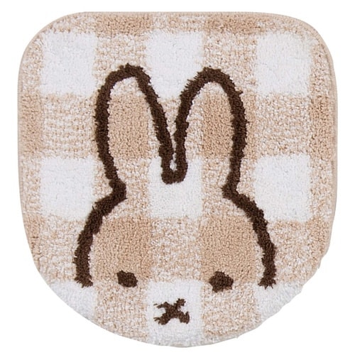 ミッフィー チェックライン ベージュ