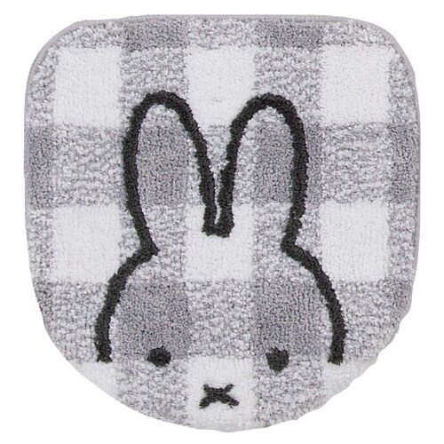 ミッフィー チェックライン グレー