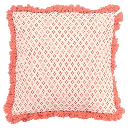 クッションカバー フラワー 45cm用 ピンク