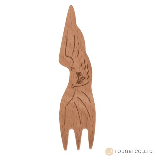 フォーク 11cm シマフクロウ