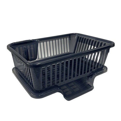 水切りかご 縦型 ネイビーブルー