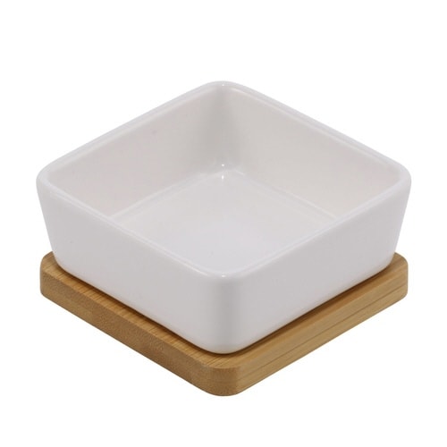 フードボウル ループ ディッシュ ホワイト