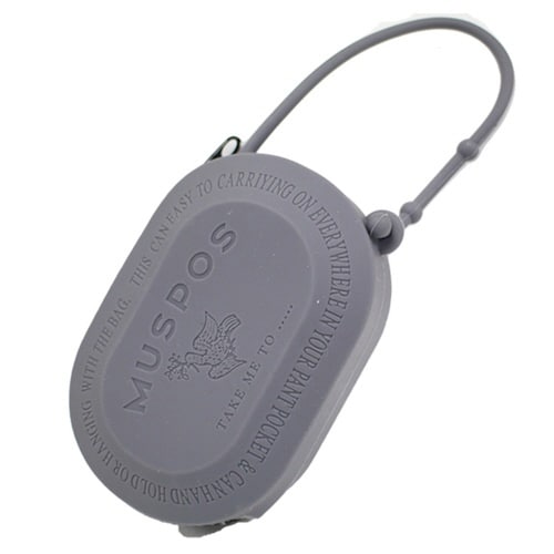 ミニポーチ Muspos Portable グレー