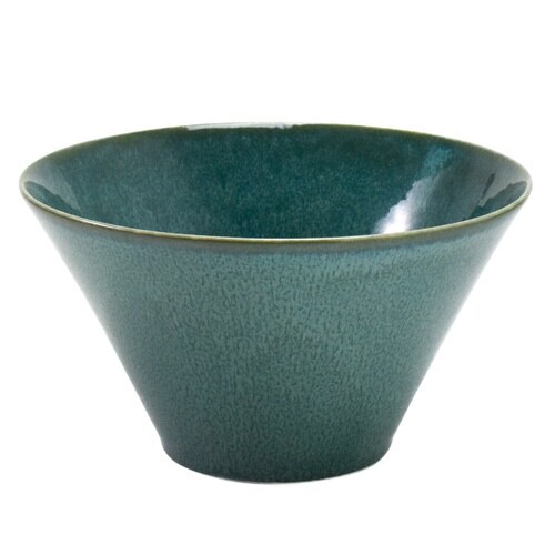 ボウル 17cm 深型 ナチュラルカラー グリーン
