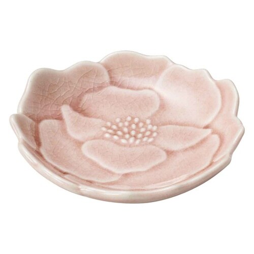 豆皿 ボタン 7cm 形 陶器 瀬戸焼 さんご