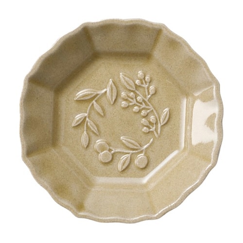 プレート 7.5cm S オリーヴ 陶器 黄