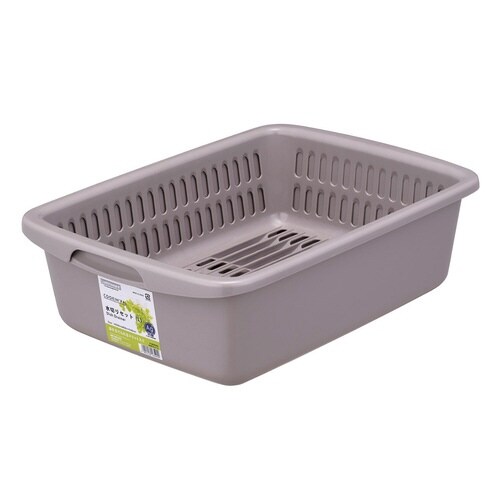 水切りラック クッキングパル ベージュグレー