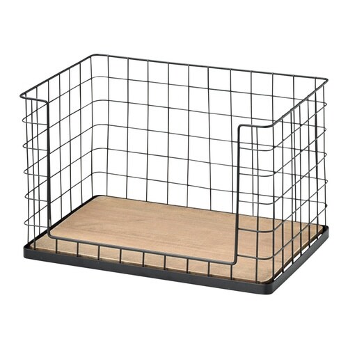 バスケット スタッキングワイヤー収納 深型