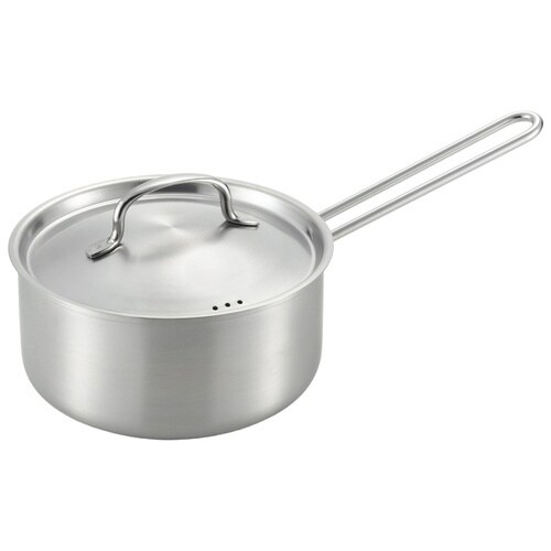 片手鍋 18cm IH対応 ステンレス製 郷技