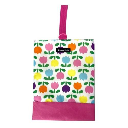 シューズバッグ キッズ ホワイトチューリップ