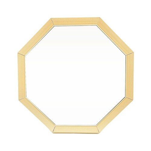 スタンド&ウォールミラー 八角形ミラー ゴールド