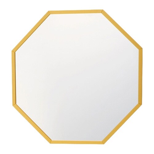 ウォールミラー 八角形ミラー Lサイズ ゴールド