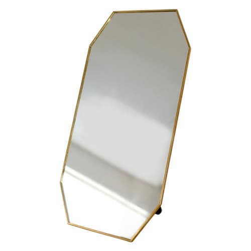 スタンド&ウォールミラー 真鍮ミラー