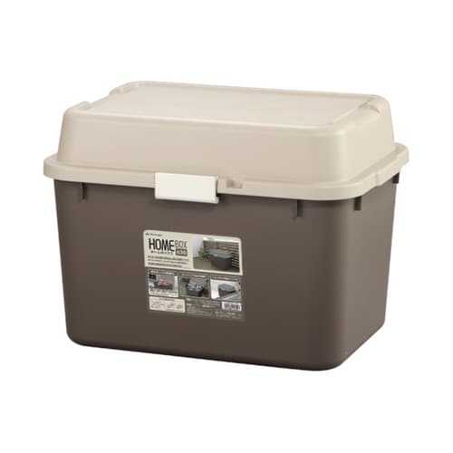 収納ボックス 68L ホームボックス ブラウン
