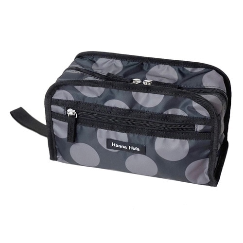 ポーチ スクエアポーチ おむつ 着替え チャコール