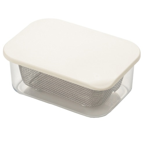 保存容器 830ml レンジコンテナ ザル付き 小