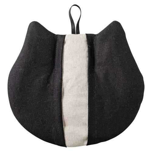 &NE 鍋つかみ どうぶつミトン ネコ クロ