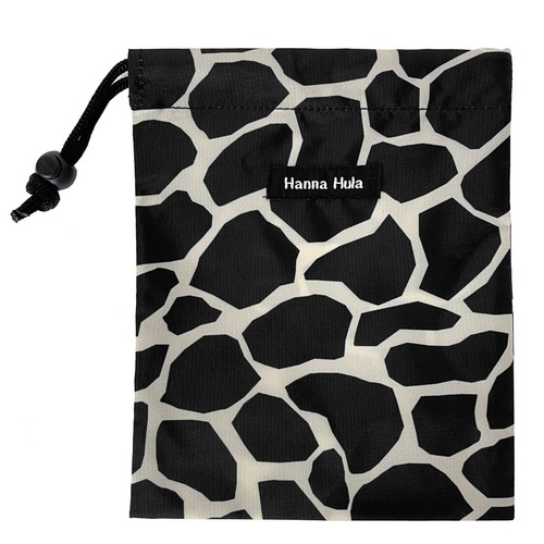 巾着 消臭巾着 Sサイズ おむつ ジラフブラック