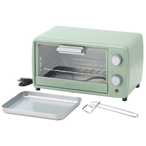 オーブントースター 9L スモークグリーン