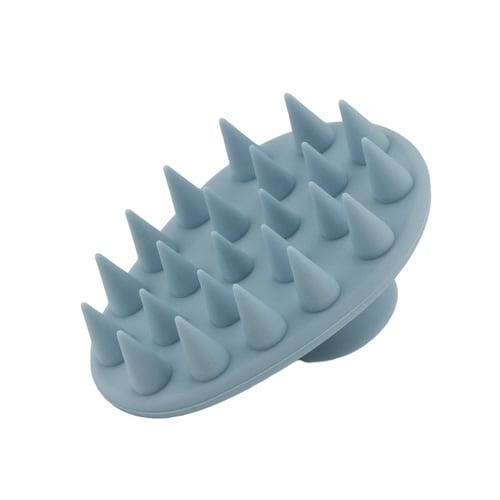 シャンプーブラシ シリコン 大 パステルブルー