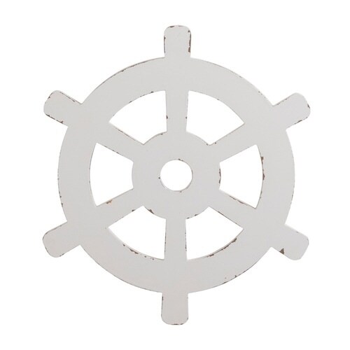 オーナメント ステアリング ホイール ホワイト