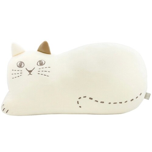 クッション にゃふにゃふ ネコ アイボリー