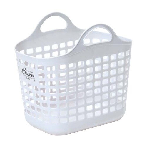 ランドリーバスケット ビートバスケット ホワイト