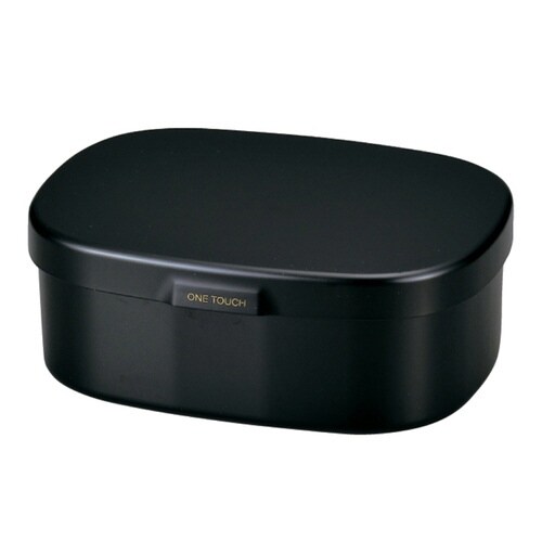 お弁当箱 さっと洗えるお弁当箱 L 1段 ブラック