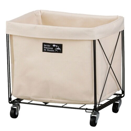 バスケット センプリチェ スクエアカート ホワイト