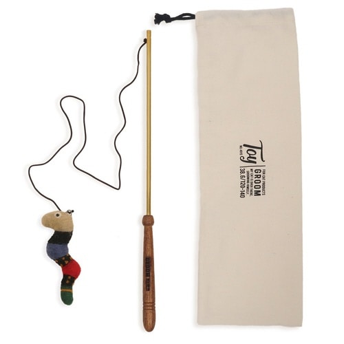 猫じゃらし おもちゃ 釣竿 グルーム へび